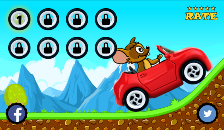 Tom Driving Hill Climb截图4