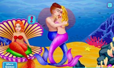 Mermaid Princess Romantic Kiss截图3