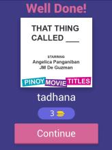 Pinoy Movie Titles Quiz截图5