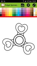 Fidget Spinner & cartoons coloring book截图5