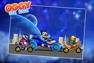 Oggy Car Racing Game截图2