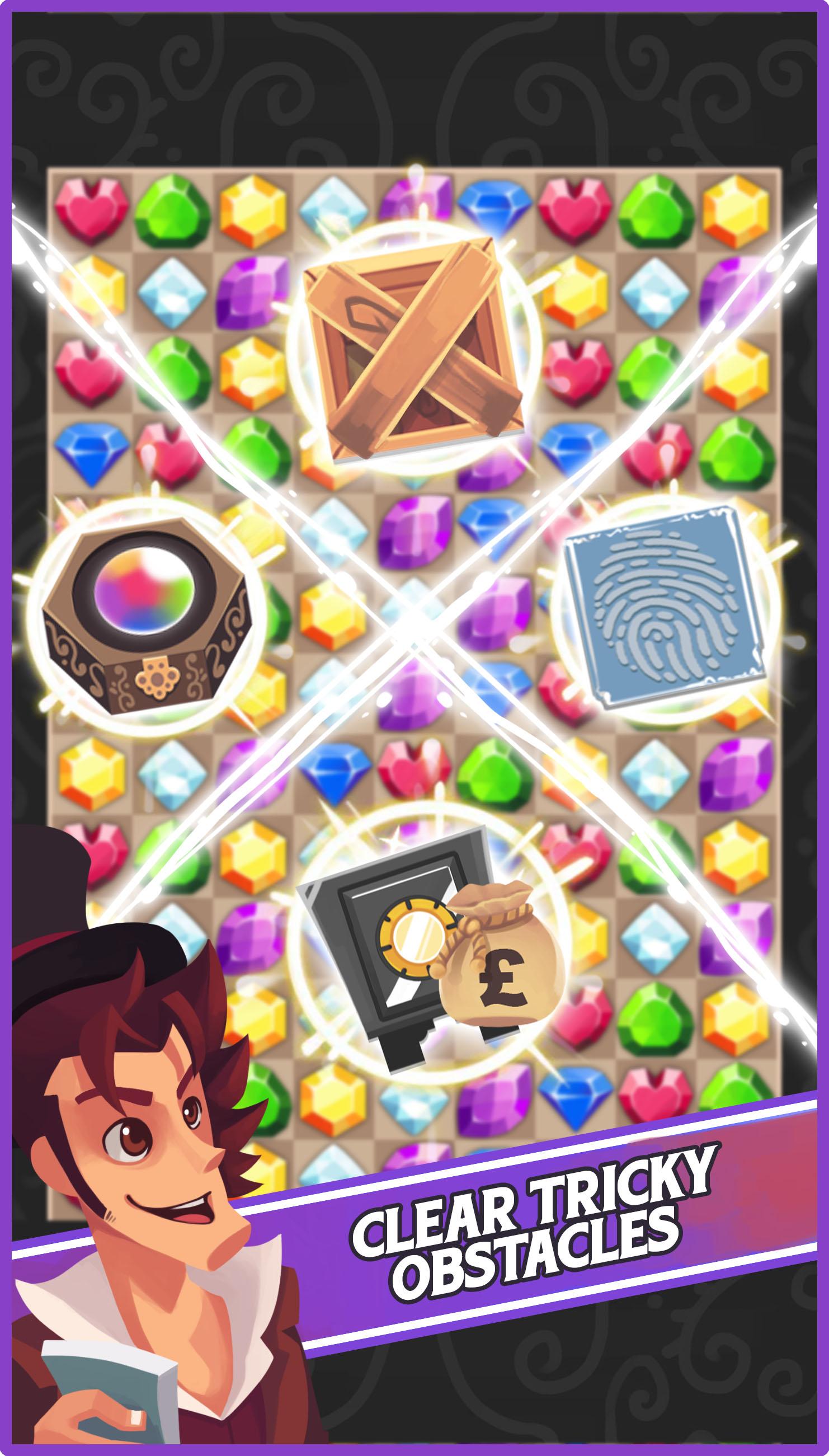 Stolen Jewels: Match 3 Puzzle截图2