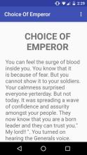 Choice Of Emperor截图1