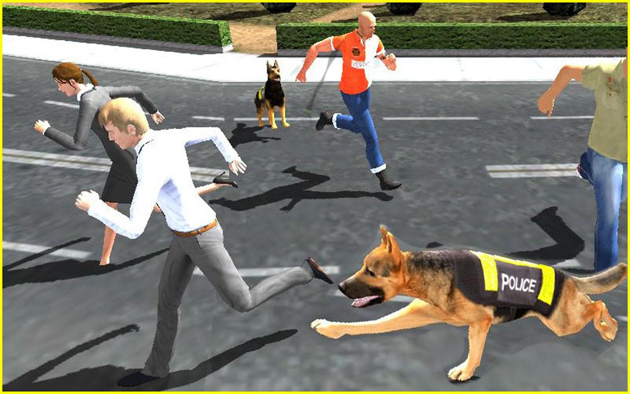 Police Dog Chase Criminal 3D截图1