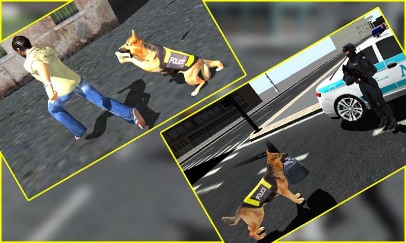 Police Dog Chase Criminal 3D截图5