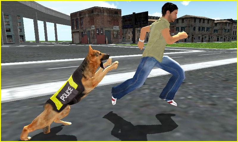 Police Dog Chase Criminal 3D截图2