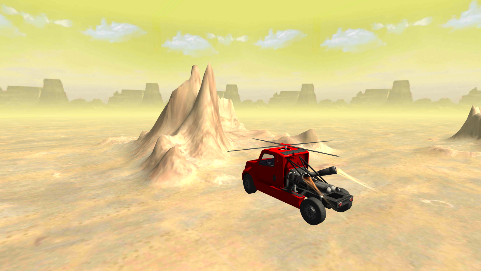 Flying Helicopter Truck Flight截图2