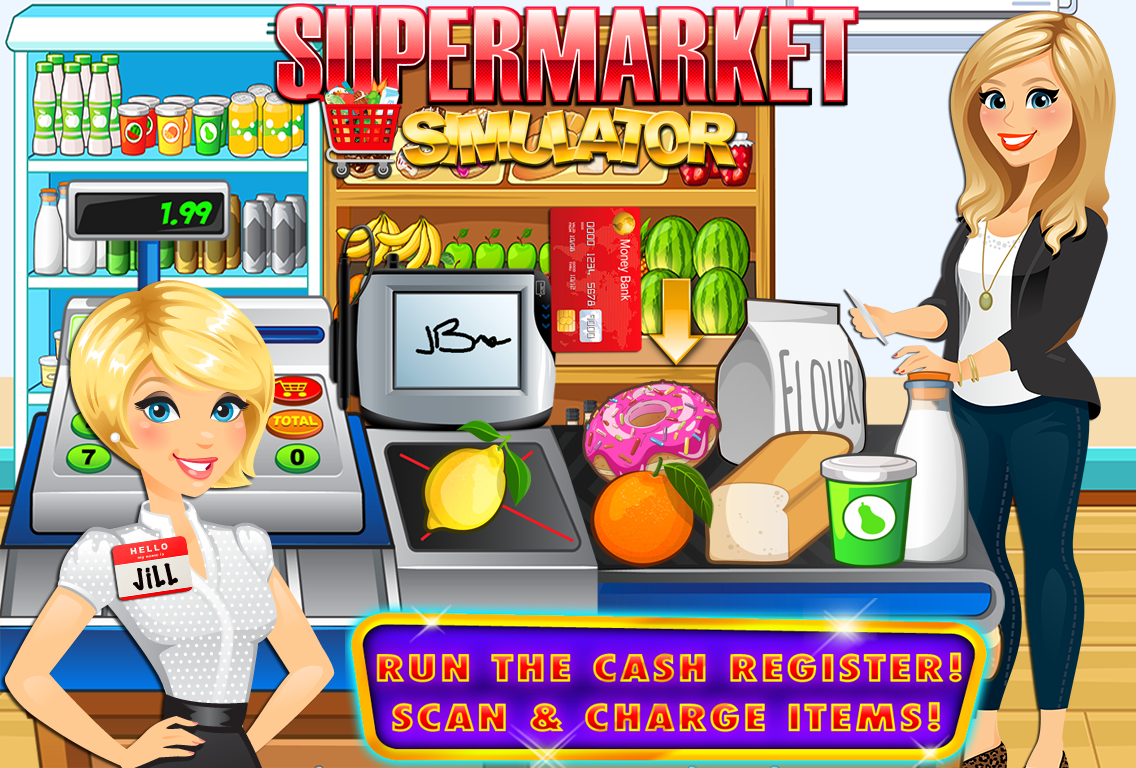 Supermarket Grocery Store Kids截图2