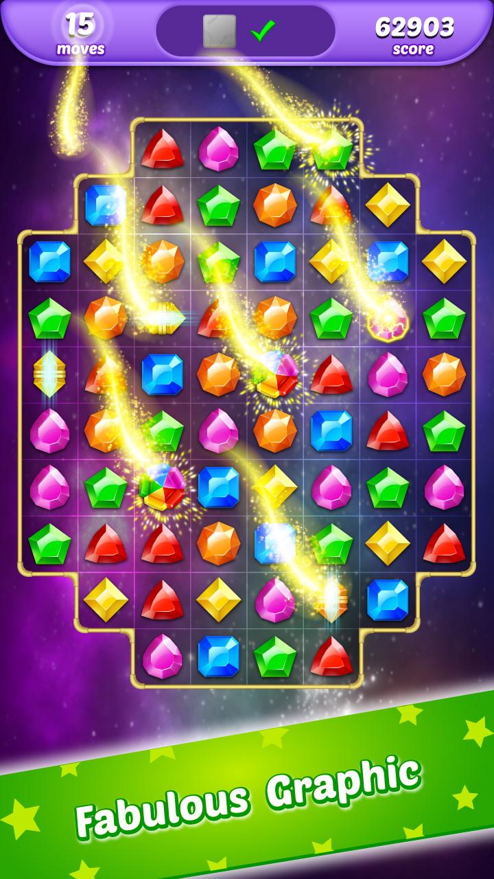 Gems Match 3: Puzzle Mania截图4