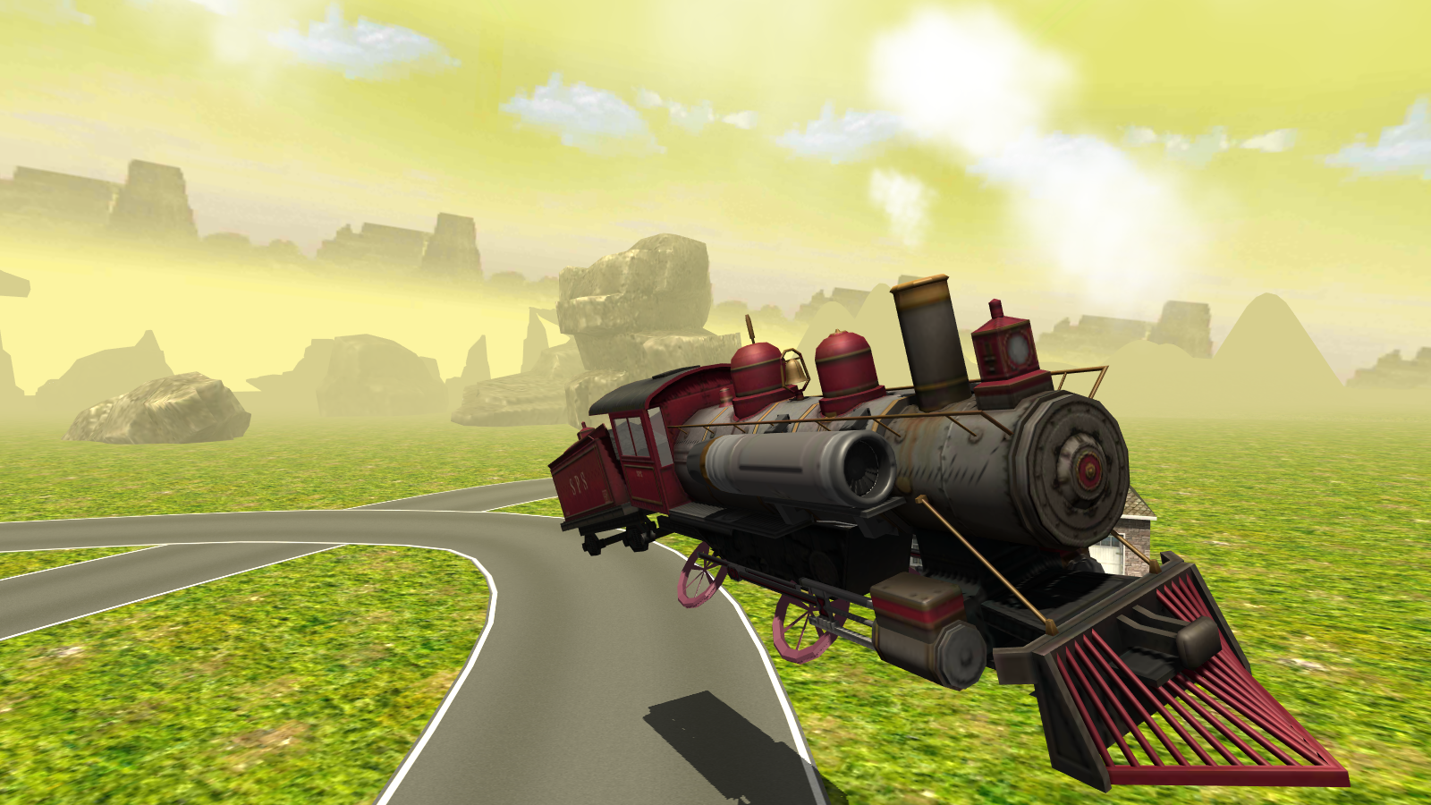 Flying Train Simulator 3D Free截图2