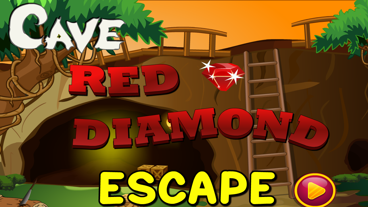 Cave Red Diamond Escape截图4