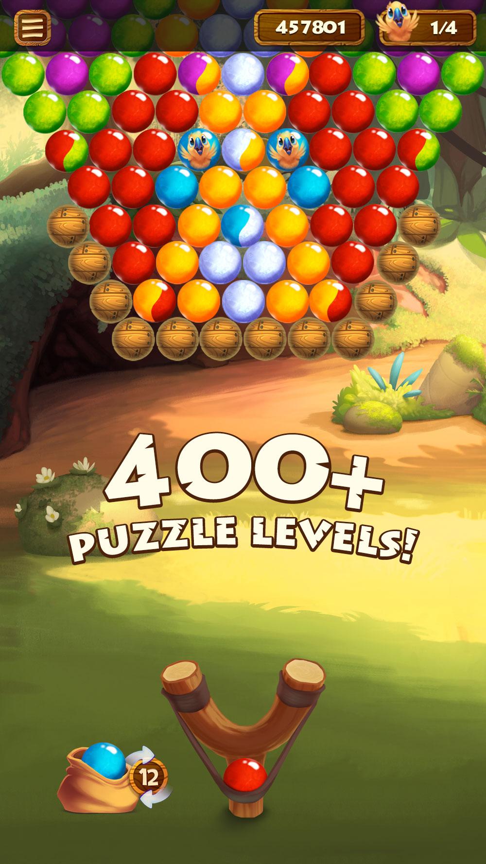 Forest Bubble Shooter Rescue截图2