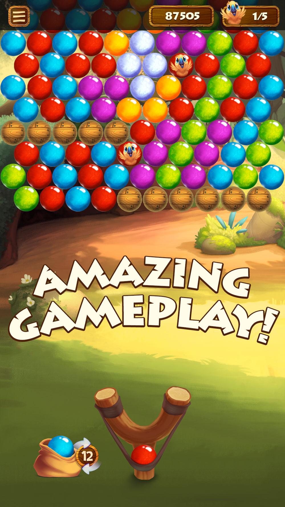 Forest Bubble Shooter Rescue截图4