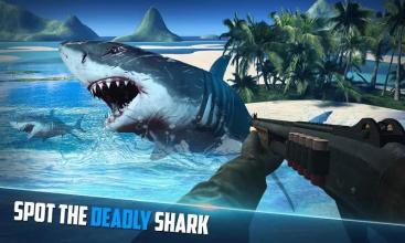 鲨鱼猎人：狩猎模拟游戏愤怒的鲨鱼截图1