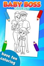 Baby Boss Coloring Game截图1