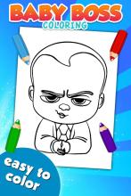 Baby Boss Coloring Game截图2