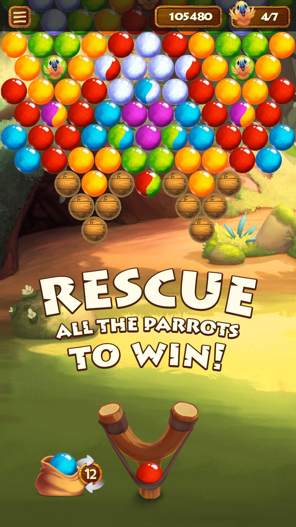 Forest Bubble Shooter Rescue截图1