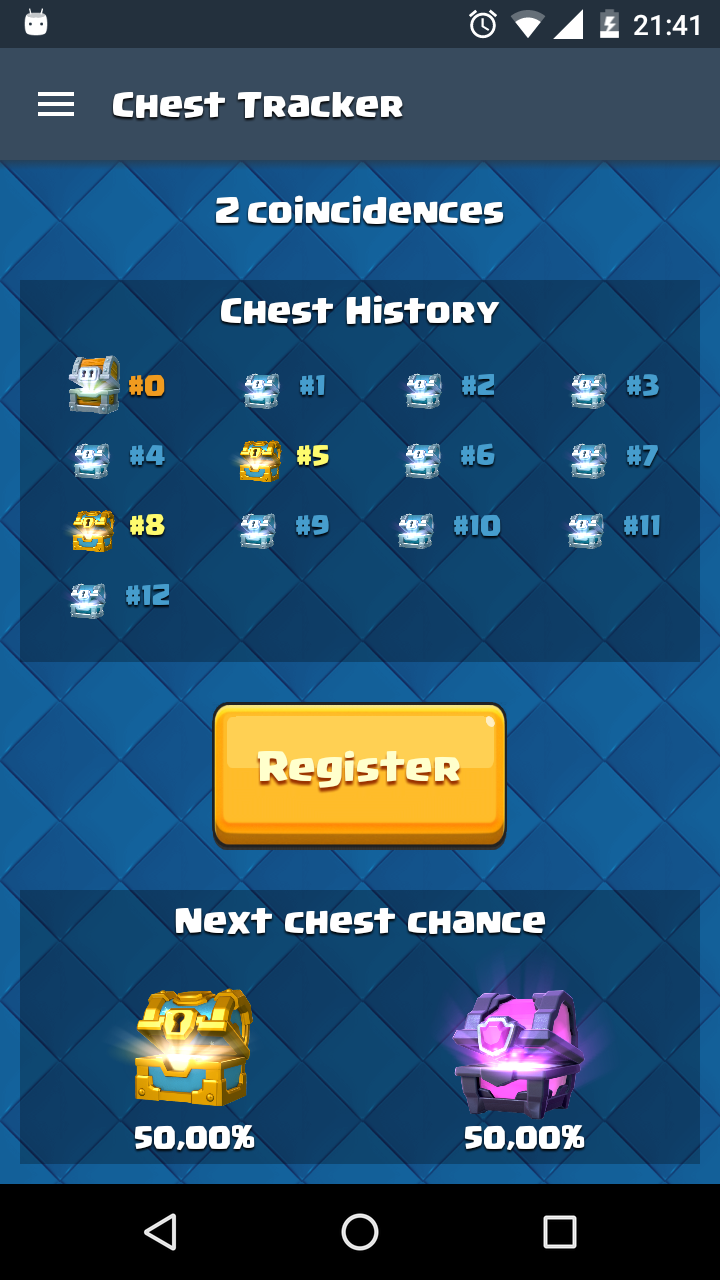 Chest Tracker Calculator截图4