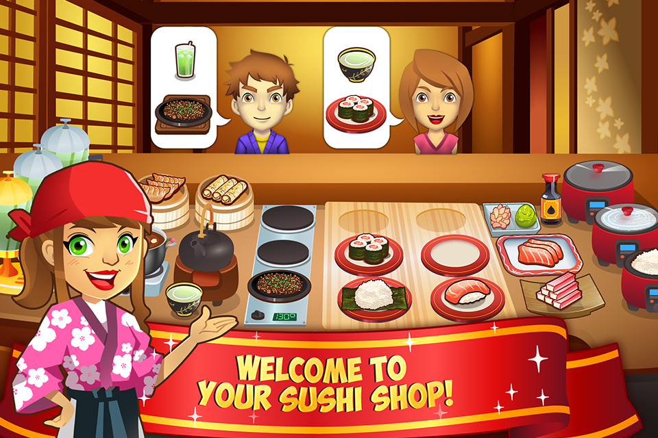 My Sushi Shop - Food Game截图1