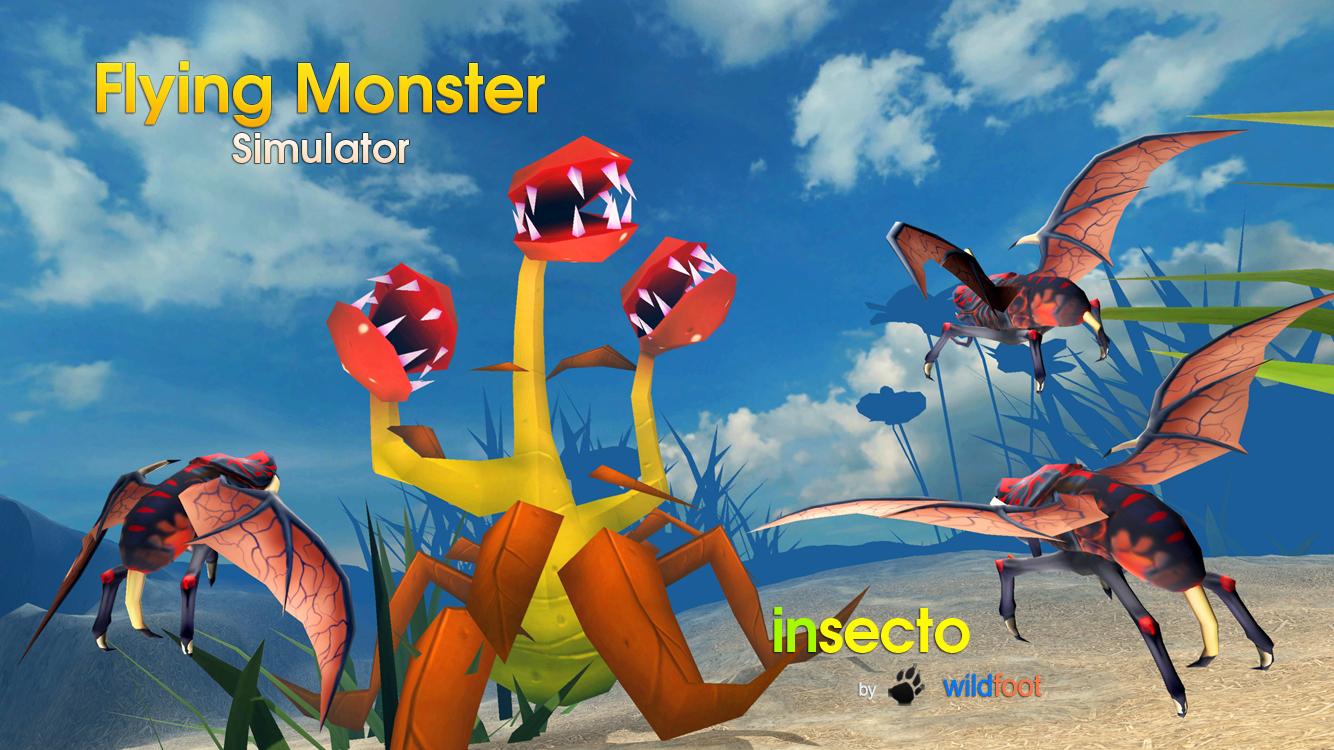 Flying Monster Insect Sim截图1