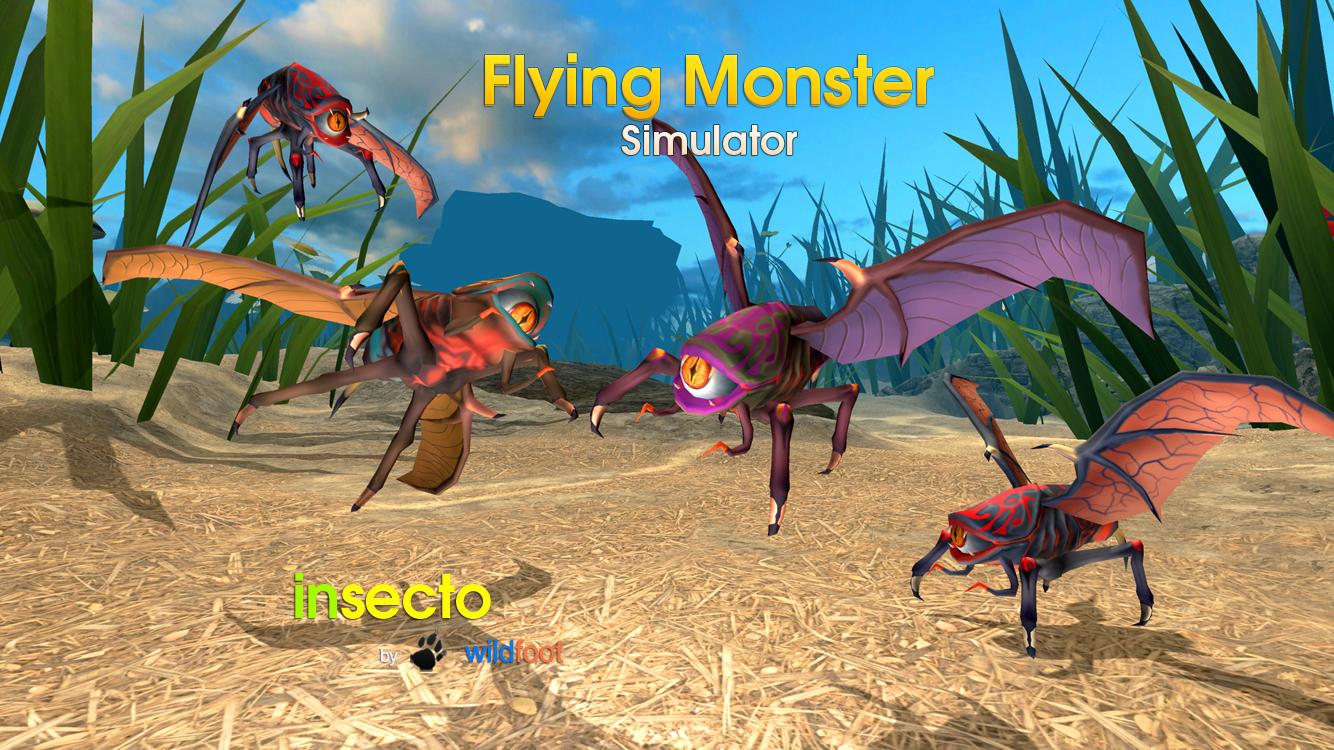 Flying Monster Insect Sim截图2