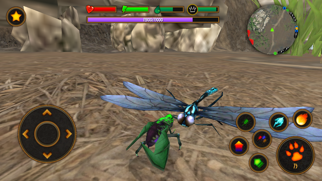 Flying Monster Insect Sim截图4