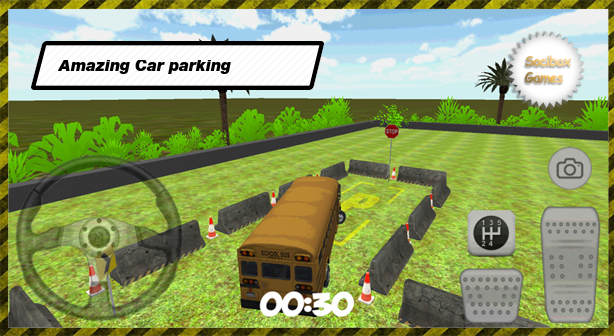 3D School Bus Car Parking截图4