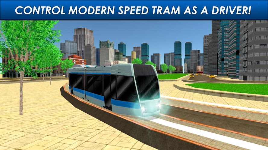 Speed Tram Driver Simulator 3D截图2