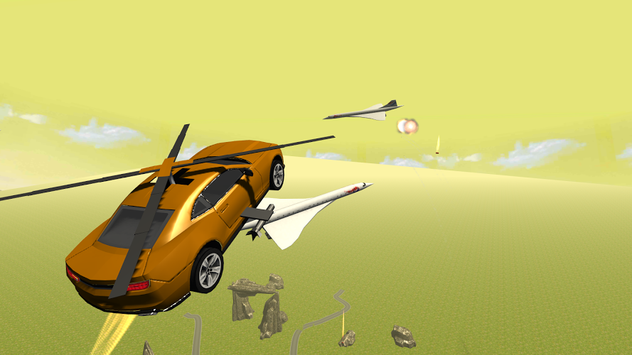 Flying Muscle Helicopter Car截图3