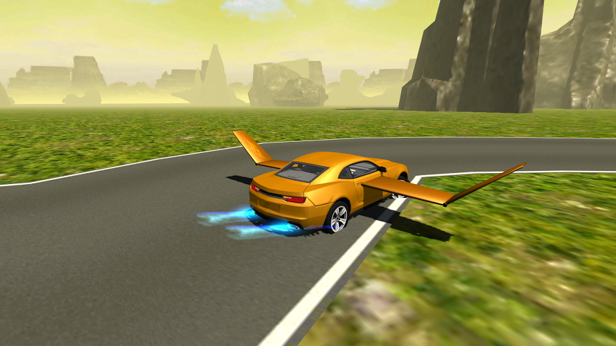 Flying Muscle Car Simulator 3D截图3