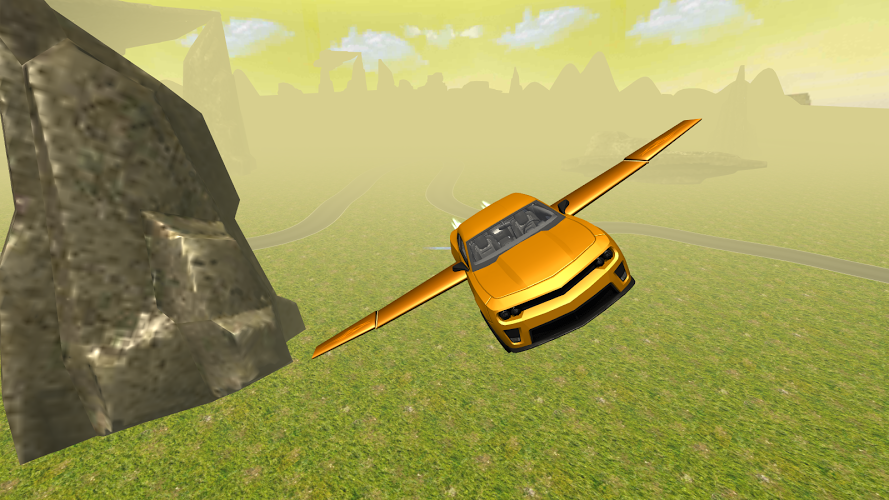 Flying Muscle Car Simulator 3D截图5