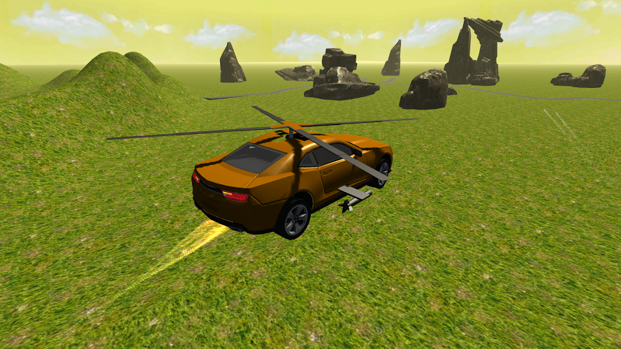 Flying Muscle Helicopter Car截图2