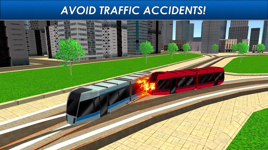 Speed Tram Driver Simulator 3D截图4