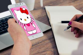 Coloring Draw Hello Kitty截图1