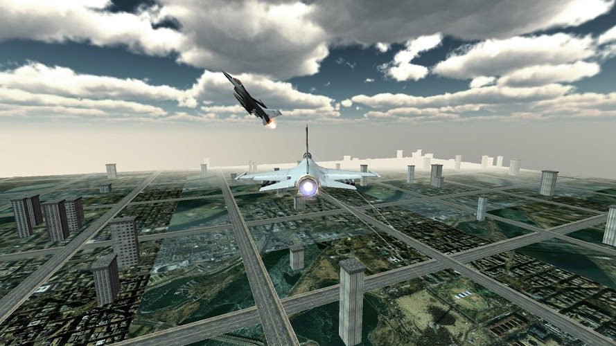 Jet Plane Fighter City 3D截图4