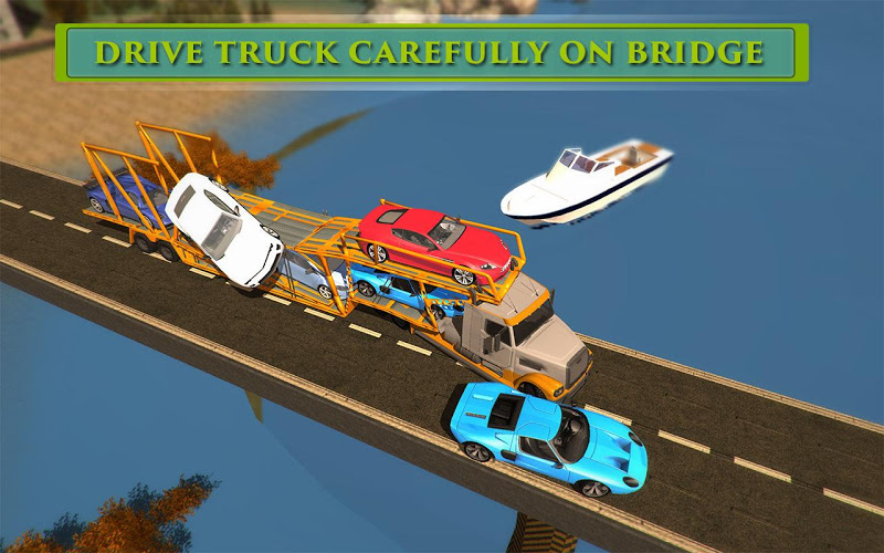 Car Transport Trailer Truck 3D截图5