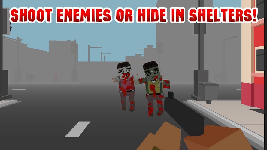 Cube Wars: Zombie Shooter 3D截图2