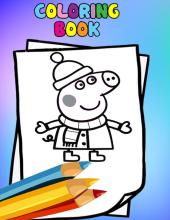 How to color Peppa Pig ( coloring pages)截图1