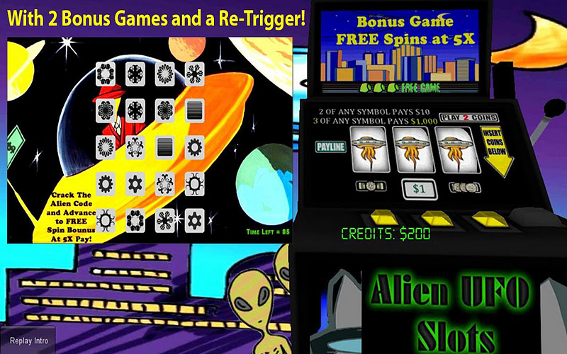 Alien UFO Encounter Slots FREE截图1