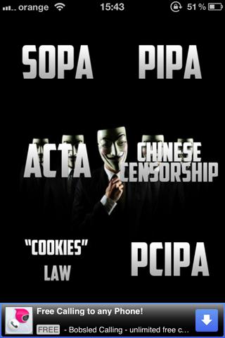 Restrictive legislation on the internet: SOPA截图1