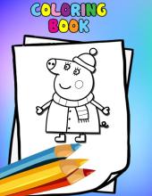 How to color Peppa Pig ( coloring pages)截图3