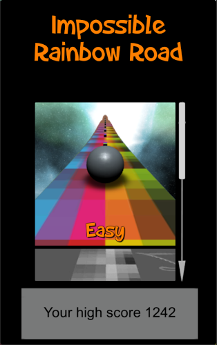 Impossible Rainbow Road截图4