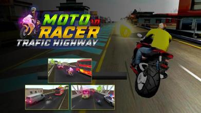 Moto Racer Traffic Highway 3D截图4