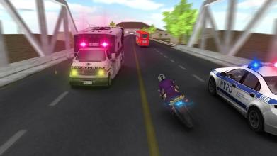 Moto Racer Traffic Highway 3D截图1