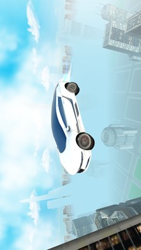 Futuristic Flying Car Driving截图