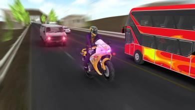 Moto Racer Traffic Highway 3D截图2