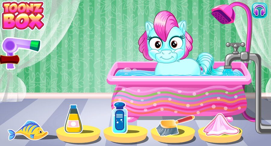 Cute Baby Pony Care Games截图5