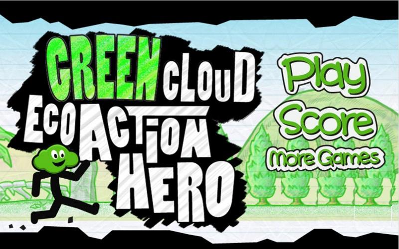 Green Cloud Eco Action Hero - Free截图1