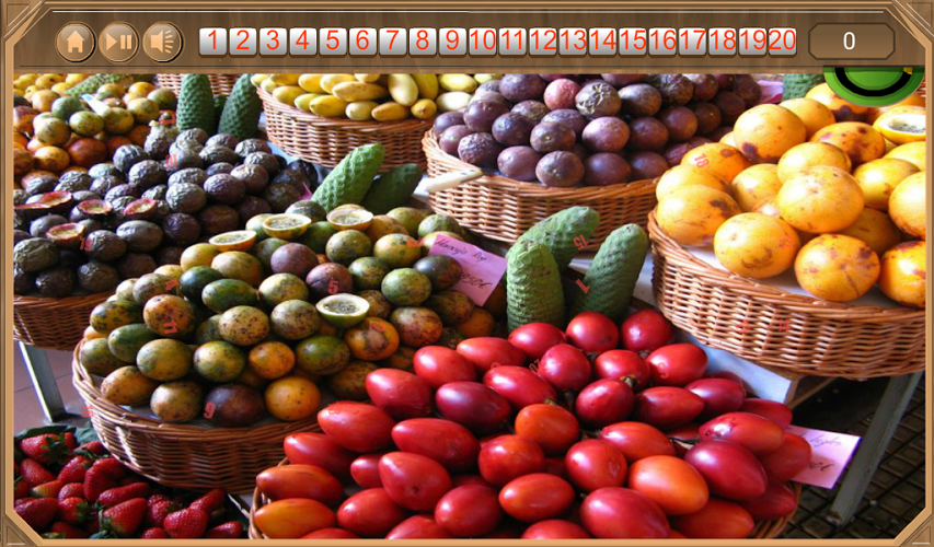 Fruit Baskets Hidden Numbers截图1