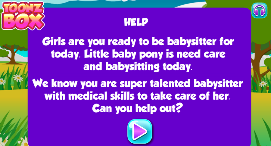 Cute Baby Pony Care Games截图2